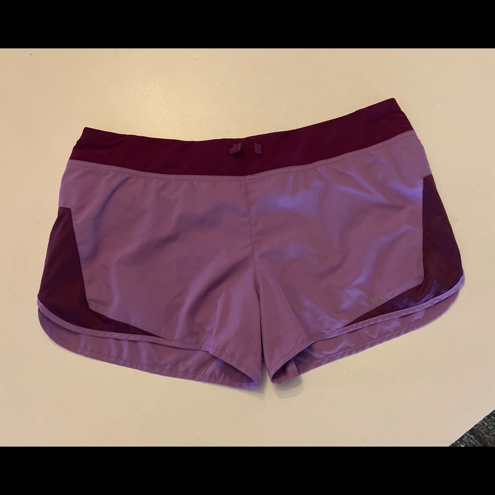 Patagonia Women's Athletic Shorts - Purple and Burgundy
